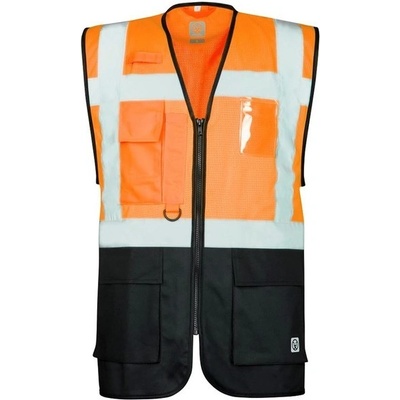 Ardon SIGNÁL HI VIS pracovná vesta MANAŽÉRSKA reflexná oranžová H5915