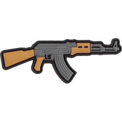 101INC nášivka 3D plastová velcro AK47