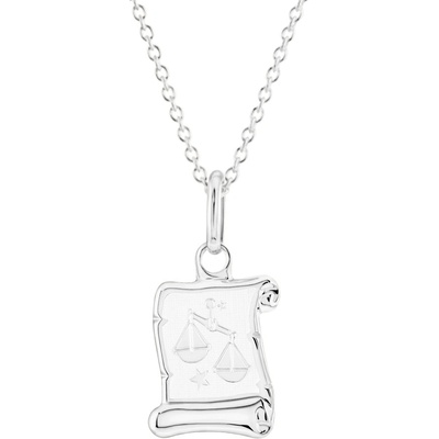 Gemmax Řetízek se znamením Váhy z bílého zlata GUSWN-43201-25841