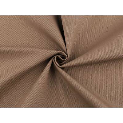 Bavlněná látka / plátno hrubší s keprovou vazbou Varianta: 3-17 (250 g/m²) béžová tmavá 58705/150196/270620