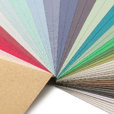FLORENCE Jednobarevné Linen Cardstock Paper Texture/ 60 ks