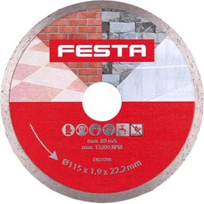 Festa Rozbrusovací kotúč plný 115 mm 21211