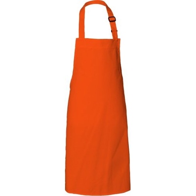 Link Kitchen Wear Nastavitelná zástěra na grilování bez potisku Oranžová X979