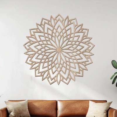dřevo života Mandala DOBRÉ NÁLADY Rozměry (cm): 80x80, Zvolte barvu dekoru: Dub Sonoma