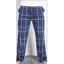 Pánske pyžamá Kostka pánské pyžamové kalhoty modré