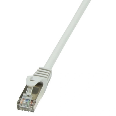 LogiLink Кабел FTP LOGILINK Cat6, Мед-алуминий, 0.25 м, Сив, AWG26, Екраниран CP2012S (CP2012S)