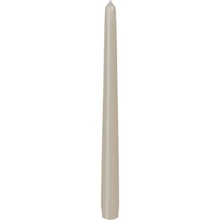 Duni Konická sviečka šedo béžová 250 x 22 mm balenie 50 ks