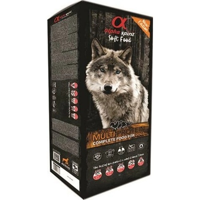 Alphaspirit Complete dog Soft Food Multitein 4 druhy mäsa 0,2 kg