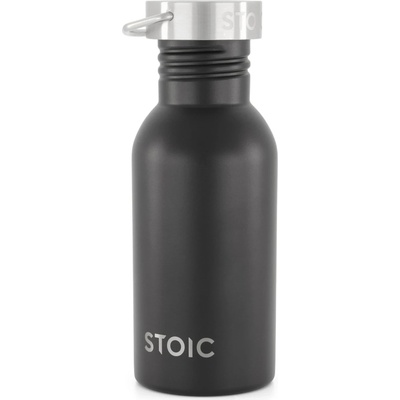 Stoic Бутилка за вода Stoic HeladagenSt. Stainless Steel Bottle 500ml Water bottle - Black - размер 500 ml (533-2210-0111)