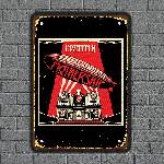  Led zeppelin - музикална метална декоративна табелка