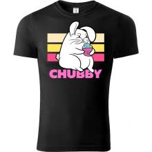 MemeMerch tričko Chubby Lenka černá