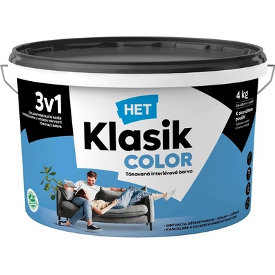 HET Klasik COLOR 4 KG, klasik color Modrý KC 417