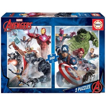 Educa Puzzle 2x500 Avengers (80-17994)
