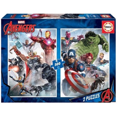 Educa Puzzle 2x500 Avengers (80-17994)