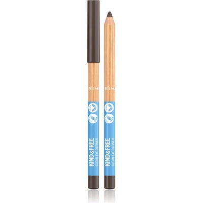 Rimmel Kind & Free молив за очи с интензивен цвят цвят 2 Pecan 1, 1 гр