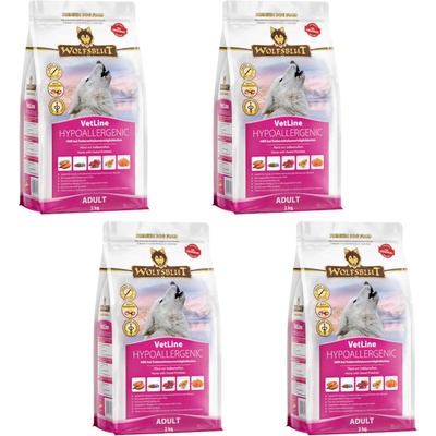 Wolfsblut VetLine Hypoallergenic Horse with sweet potatoes 4 x 2 kg