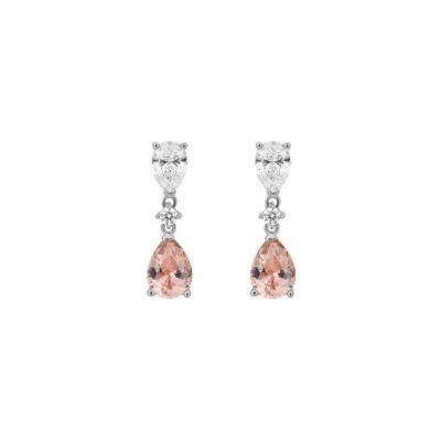 Diamonfire strieborné náušnice E6190