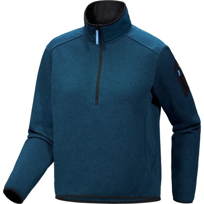Arc'teryx Дамски поларен пуловер Arc'teryx Women's Covert Zip Neck Fleece jumper - Midnight Frost Heather (105-4772-0413)