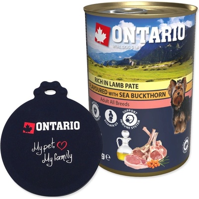 Ontario Pate Rich in Lamb Flavoured with Sea Buckthorn 400 g