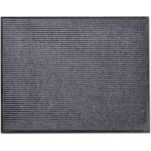vidaXL Изтривалка за врата, сива, 90 x 120 см, PVC (241275)