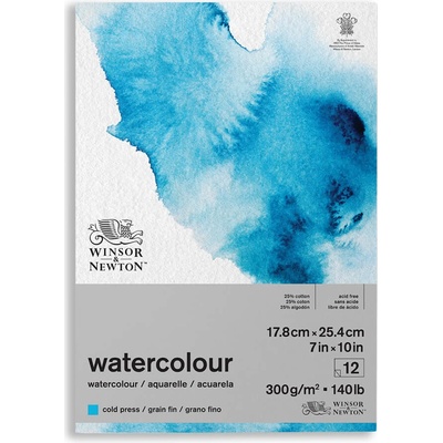 Blok Winsor & Newton Watercolour, 300 g/m2 - 18 x 26 cm