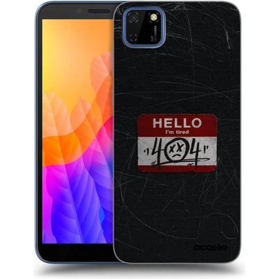 Picasee silikónový prehľadný obal pre Huawei Y5P - HELLO 404