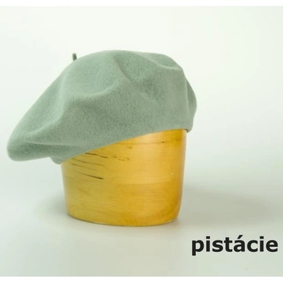 Dámský vlněný baret 105´ pistácie