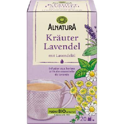 Alnatura Био билков чай с лавандула - 20 пакетчета чай