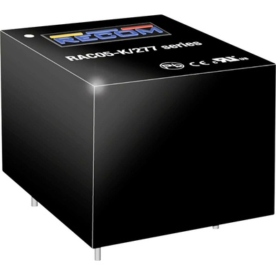 RECOM RAC05-15SK/277 sieťový zdroj AC/DC do DPS 15 V 5 W