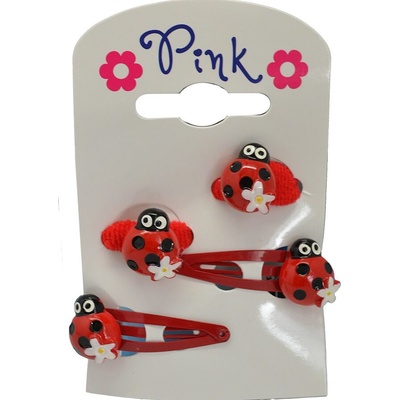 PINK - Sada sponky a gumičky do vlasů BERUŠKA – Zboží Dáma