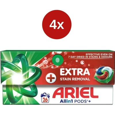 Ariel Plus prací kapsle Extra Clean 4 x 26 PD