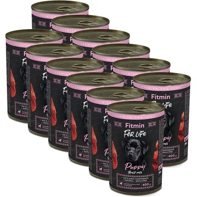 Fitmin dog For Life Puppy Beef 12 x 400 g