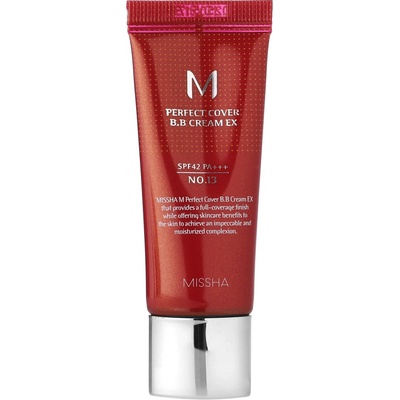 Missha M Perfect Cover BB Cream SPF42/PA+++ No.13 Bright Beige Krycí BB krém s UV filtrom 20 ml