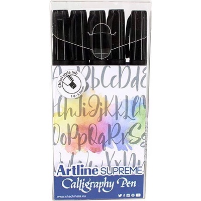 Artline Supreme Calligraphy Pen 5 - комплект черни (EPF-240/5W/1)
