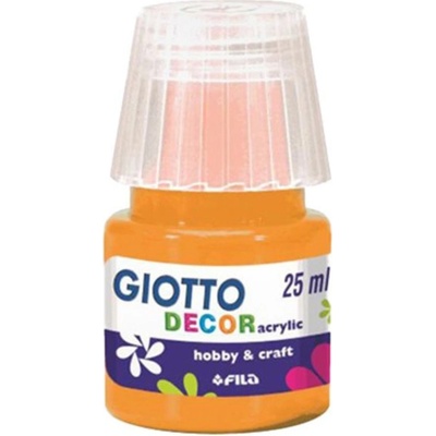 Akrylová barva Giotto Decor matt 25 ml tmavě žlutá