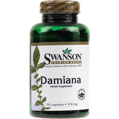 Swanson Damiána 510 mg 100 kapsúl