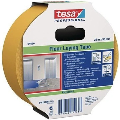 tesa PRO tesafix oboustranná lepící páska 50 mm x 10 m bílá