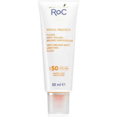 RoC Soleil Protect Anti Brown Spots Unifying Fluid лек защитен флуид против тъмни петна SPF 50 50ml