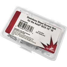 Axial Sada skrutiek nerez: SCX10III