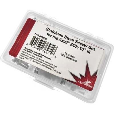 Axial Sada skrutiek nerez: SCX10III