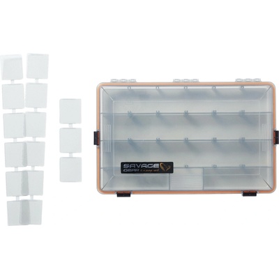 Savage Gear Krabička WP LUREBOX 6B SMOKE 35,5 x 23 x 9,2 cm