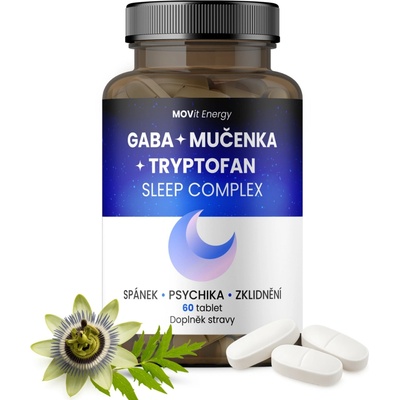 MOVit Gaba+Mučenka+Tryptofan Sleep complex 60 tabliet