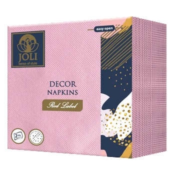 Joly Луксозни салфетки серия Decor Napkins Red Label -розови (Jo99-45)