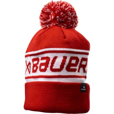 Bauer Team Ribbed Pom Red