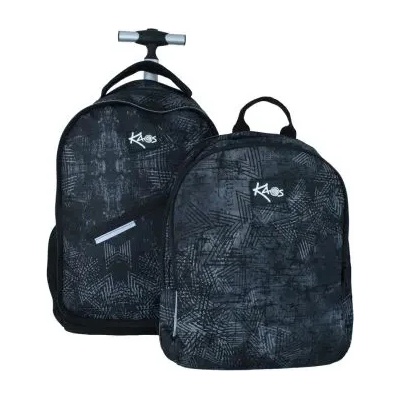 KAOS Ученическа раница 2в1 с колела kaos jackpot