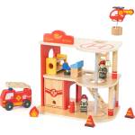 Viga Toys Дървен игрален комплект Viga Toys - Поожарна станция, 3 етажа (44801)