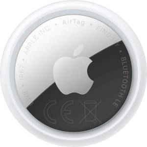 Apple AirTag (2nd generation): Tracker for keychains, wallets and more: tracking device with sound, easy setup with one click via iPhone or iPad, key finder for precise searches - MFE94ZM/A (MFE94ZM/A)