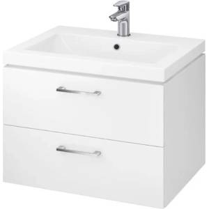 Cersanit Комплект стенен шкаф и керамична мивка Cersanit Lara бял 60 см (S801-173)