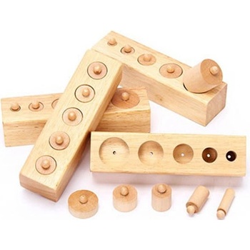 Montessori Mini valčeky s úchytmi (4 sady)