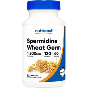 Nutricost Пшенични зародиши 500 mg 120 капсули | Nutricost (67149 (515101) NC)